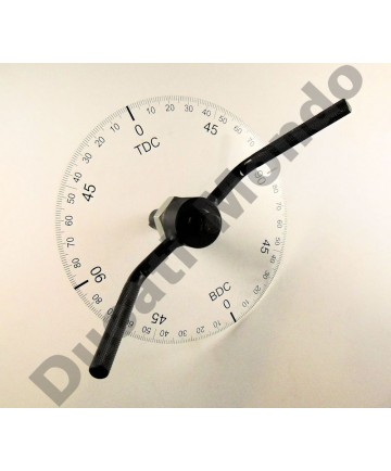 JMP crank shaft turning tool & degree wheel Ducati 748 749 848 851 888 916 996 998 999 1098 1198 Monster Multistrada Hypermotard Supersport Streetfighter Diavel