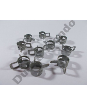 BikeTek 7.8mm Iridium fuel hose pipe clips 10Pc