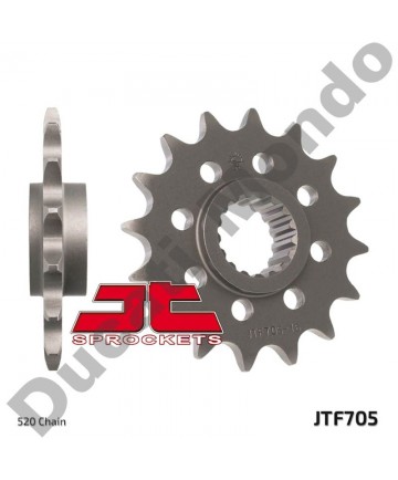 JT front 520 conversion Sprocket 15 tooth Aprilia RSV1000 RSV4 Tuono V4 JTF705.15 replacement spare service part EAN number: 824225206098 Part number: JTF705.15