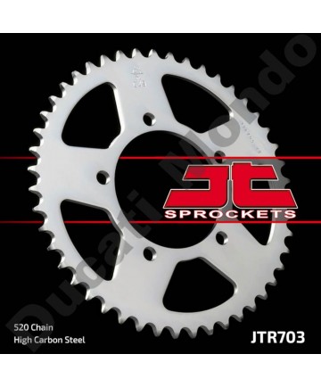 JT rear Sprocket 44 tooth 520 pitch Aprilia RS125 RSVR 1000 RSV4 Tuono V4R JTR703.44 replacement spare part EAN number: 824225310993