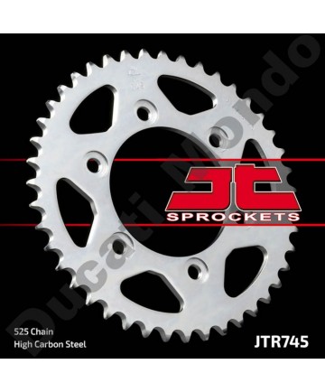 JT rear Sprocket 37 tooth Ducati ST2 ST3 ST4 Monster 1000 Sport Classic JTR745.37 replacement service spare part EAN number: 824225310054