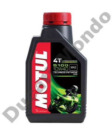 Motul 5100 4T 10w40 1 Litre Techno synthetic ester technology motorcycle engine oil