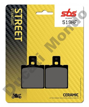 SBS Ceramic Rear brake pads Cagiva Mito Raptor Planet 125 519LF