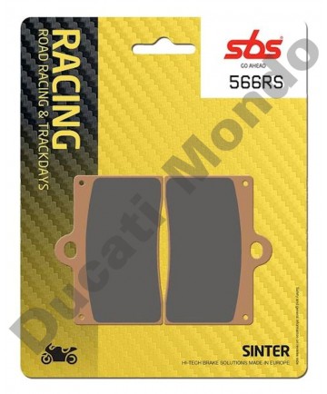 SBS Race Sinter front brake pads Aprilia RS250 95-97 RS4 50 11-16 RS4 125 11-16 single pin 566RS
