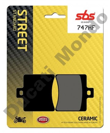 SBS Street Ceramic rear brake pads Aprilia RS125 06-11 - 747LF