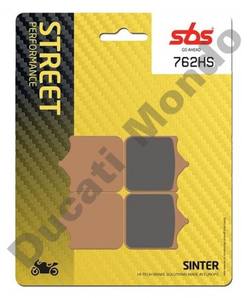 SBS Sintered Front brake pads Cagiva Raptor 1000 4 pad 762HS