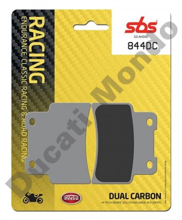 SBS Dual Carbon front brake pads Aprilia RS125 06-11 Dorsoduro 750 SL Shiver Mana 850 844DC