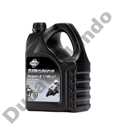 Silkolene Super 4 Semi Synthetic 4L 10w40 motorcycle engine oil S600985059