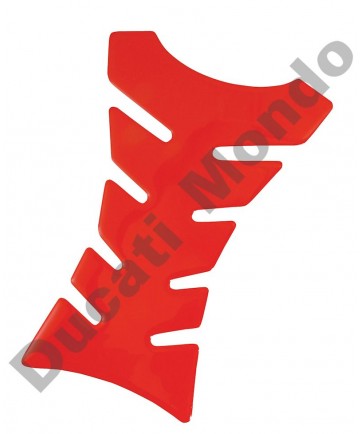 BikeTek universal fuel tank pad in red