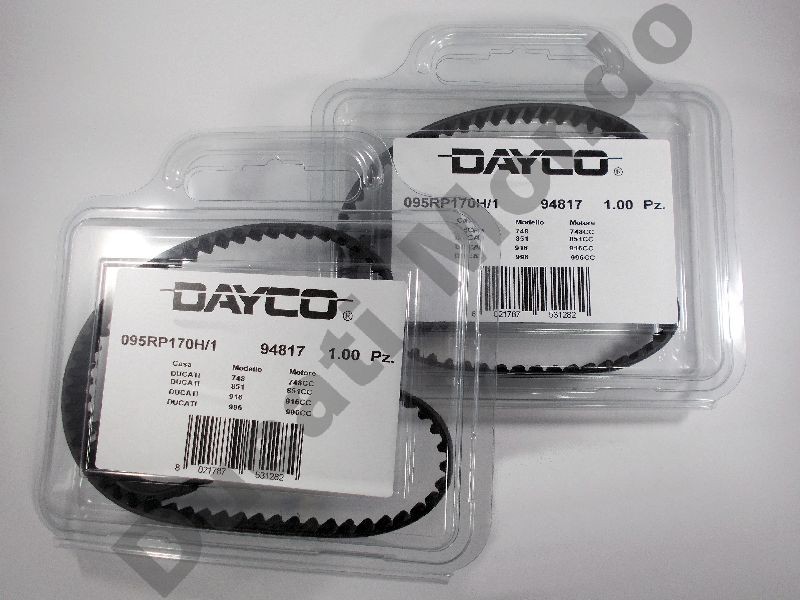 Timing belts kit and Fuji nuts Ducati 748 851 888 916 996 Dayco ref 73710091A 