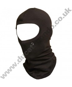 Brand New JMS black 100% cotton full face Balaclava for Motorcycle use, flat stitched seams, washable, breathable