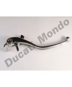 Front brake lever for Ducati 749 848 999 1098 1198 Panigale Streetfighter Monster S4RS 1100 Diavel Radial version in silver chrome finish