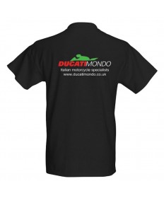 Ducati Mondo Fruit of the Loom® Single Colour Print 100% Cotton Men's Short-Sleeve T-Shirt
