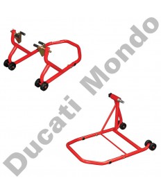 Ducati front and rear paddock stand set - 40mm version - 1098, 1198, Streetfighter 1098, 1199 Panigale, Multistrada / Monster 1200, Diavel