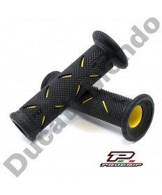 Progrip Gel Touch Dual Compound GP Handle Bar Grips 717 Yellow & Black