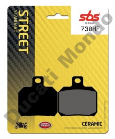 SBS Ceramic Rear brake pads Cagiva Raptor 650 & 1000 & V-Raptor Xtra Raptor 730HF
