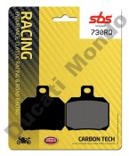 SBS Carbon Tech Rear brake pads for Cagiva Raptor 650 & 1000 & V-Raptor Xtra Raptor 730RQ
