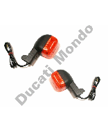 Pair of replacement indicators for Ducati 748 916 996 998 ST2 ST3 ST4 ST4S Supersport 750ie 800ie 900ie 1000ie Sport 620 Monster 600 750 900 Cagiva Mito 125