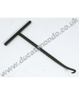 BikeTek Tools Spring Hook Puller Tool side stand, exhaust, brake return spring, ideal OEM, Termignoni, Akrapovic, Arrow, Micron, Remus - HOOKSPR