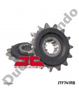 JT Sprockets 525 pitch 15 tooth rubber cushioned front sprocket for Ducati 749 848 998 999 1098 1198 Streetfighter Monster S4R Hypermotard Multistrada Diavel JTF741.15RB
