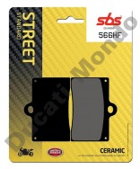 SBS ceramic front brake pads Aprilia RS250 95-97 RS4 50 11-16 RS4 125 11-16 single pin 566HF