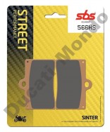 SBS HS Sintered front brake pads Aprilia RS250 95-97 RS4 50 11-16 RS4 125 11-16 single pin 566HS