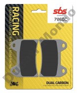 SBS 706DC Dual Carbon Front brake pads Twin pin caliper 