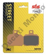 SBS Low Sinter Rear brake pads Cagiva Raptor 650 & 1000 V-Raptor Xtra Raptor 730LS